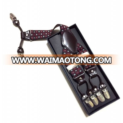 2018 Yiwu longkang Fashion suspenders for men