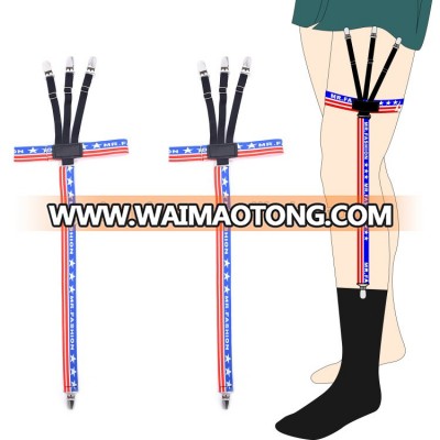 Yiwu Longkang wholesale High quality Mens Elastic shirt garters shirt stays