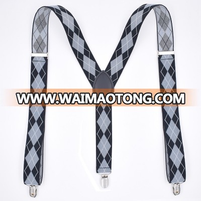 2018 Unisex Clip-on Y-back Elastic Suspenders