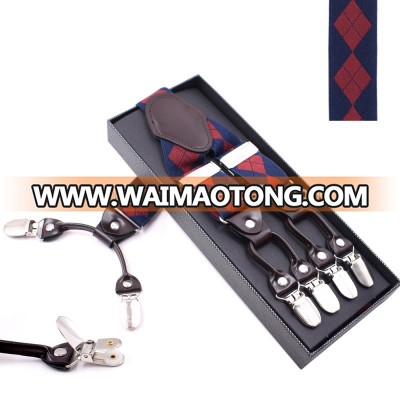 2017 Latest design suspenders for men clips suspenders